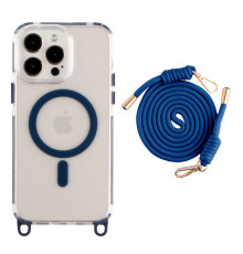 Чохол TPU+PC LanyardCase with MagSafe для iPhone 16 Pro Колір Indigo Blue 2020000476863 ma37098_3610357
