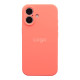 Чохол Silicone Case Full Size with Frame для iPhone 17 Колір 37.Rose Red 2020000492863 ma38002_3667099