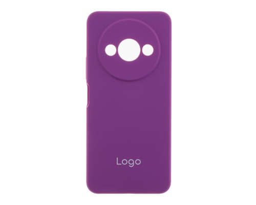 Чохол Liquid Silicone (AA) Full Camera для Xiaomi Redmi A3 М'ята упаковка Колір 08.Dark Blue 2020000487234 ma37874_3664961