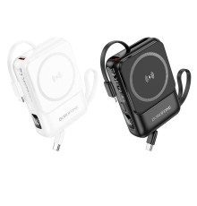 Універсальна Мобільна Батарея Power Bank Borofone BJ59 Refined 22.5W+PD20W with magnetic cable 10000mAh М'ята упаковка Колір Чорний 2020000493693 ma38825_3868578