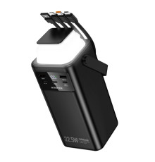 Універсальна Мобільна Батарея Power Bank Borofone BJ65A High 22.5W+PD20W+four-cables 50000mAh Колір Чорний 6941991122040 ma37801_3664795