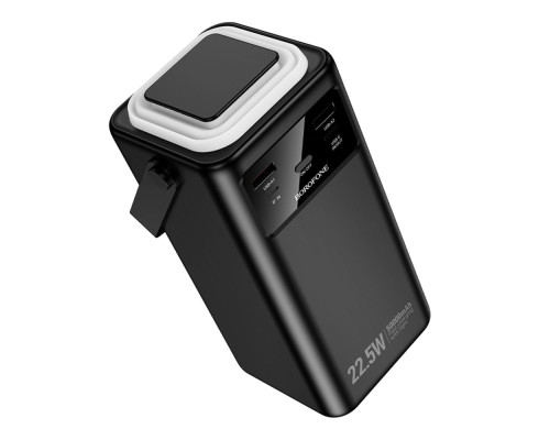 Універсальна Мобільна Батарея Power Bank Borofone BJ65A High 22.5W+PD20W+four-cables 50000mAh Колір Чорний 6941991122040 ma37801_3664795