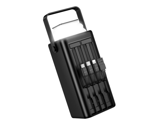 Універсальна Мобільна Батарея Power Bank Borofone BJ65A High 22.5W+PD20W+four-cables 50000mAh Колір Чорний 6941991122040 ma37801_3664795