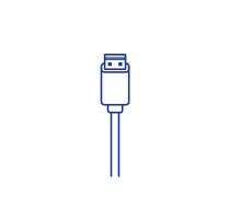 Кабель USB Apple Lightning 1m 1:1 Колір Білий