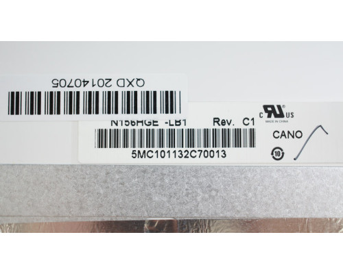 Матриця 15.6 N156HGE-LB1 (1920*1080, 40pin, LED, SLIM(вертикальні вушки), глянець, роз'єм праворуч знизу) для ноутбука (renew) NBB-42897