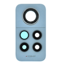 Скло камери Xiaomi Redmi Note 12 Pro 4G з рамкою polar white PLS-00-00122744