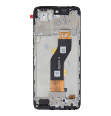 Дисплей Tecno Spark 20 з сенсором та рамкою black (Refurbished) (ver. DPT) PLS-00-00155294