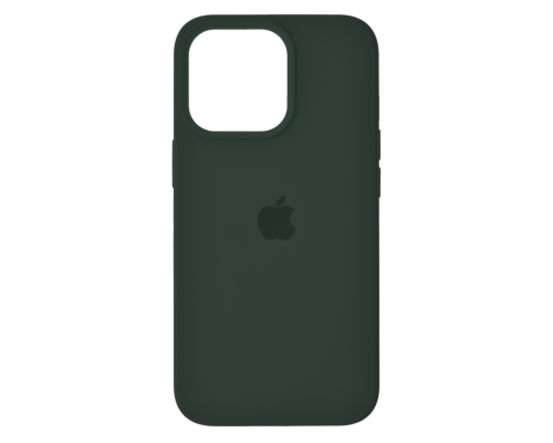Чохол Silicone Case Full Protective iPhone 14 dark green PLS-00-00123410