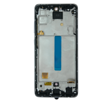 Дисплей Samsung A525 Galaxy A52 (2021) з сенсором та рамкою black (OLED) (Big size) PLS-00-00107980