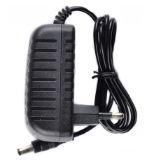 Зарядний пристрій 12V to DC 5.5 x 2.5 мм 2A black PLS-00-00153498