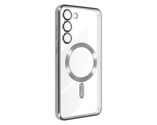 Чохол Fashion Case with MagSafe Full Camera Samsung S911 Galaxy S23 silver PLS-00-00120144