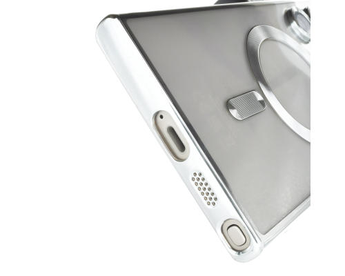 Чохол Fashion Case with MagSafe Full Camera Samsung S911 Galaxy S23 silver PLS-00-00120144