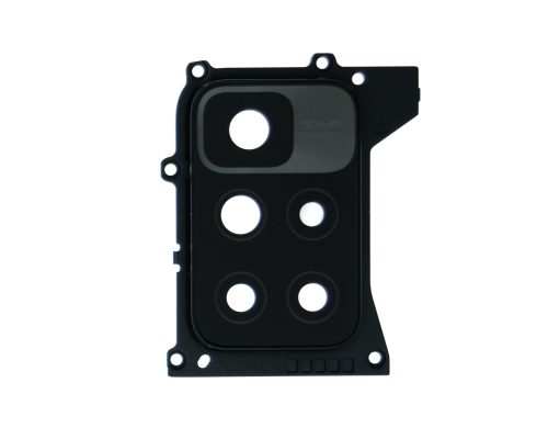 Скло камери Xiaomi Redmi 10 2022 з рамкою black (Original) PLS-00-00106932