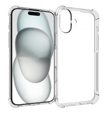 Чохол WXD Silicone 0.8 mm HQ iPhone 16 transparent PLS-00-00131158