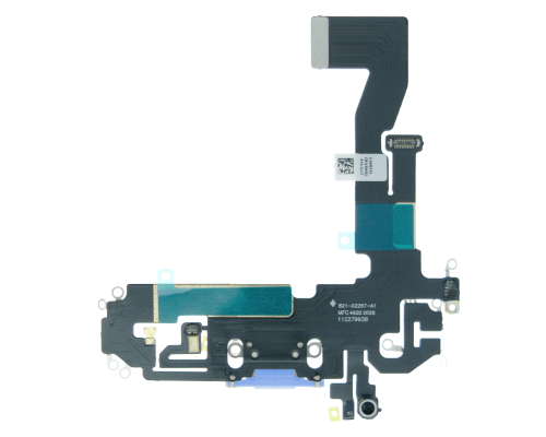 Шлейф iPhone 12 з роз'ємом зарядки blue (Original China) PLS-00-00107247