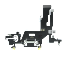 Шлейф iPhone 11 з роз'ємом зарядки black (Original China) PLS-00-00107236
