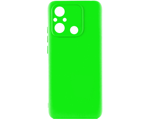 Чохол Silicone Cover Full Camera Xiaomi Redmi 12C neon green PLS-00-00118582