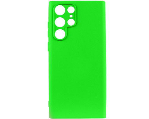 Чохол Silicone Cover Full Camera Samsung S928 Galaxy S24 Ultra neon green PLS-00-00118424