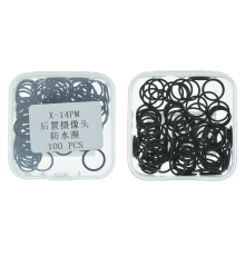 Резинка під кільце основної камери для iPhone X (100шт) black PLS-00-00120197