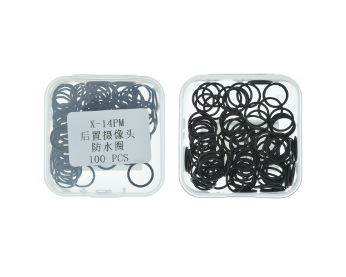 Резинка під кільце основної камери для iPhone X (100шт) black PLS-00-00120197
