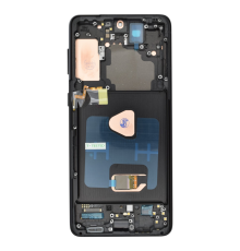 Дисплей Samsung G996 Galaxy S21 Plus з сенсором та рамкою black (OLED) (SOFT Big size) PLS-00-00141835