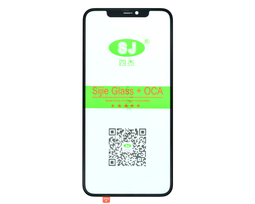 Скло дисплея iPhone 11 Pro Max з OCA black (SJ) PLS-00-00130417