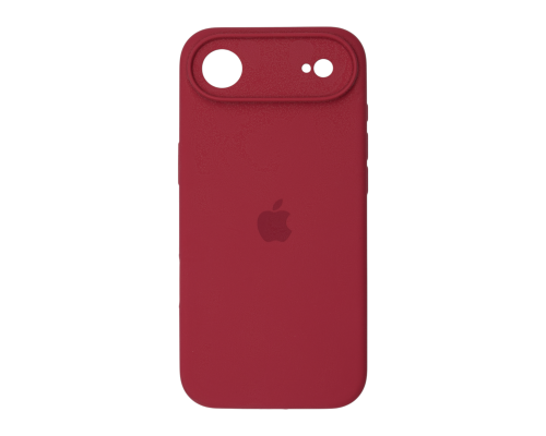 Чохол Silicone Case Full Camera Protective iPhone 17 Air rose red PLS-00-00156027