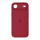 Чохол Silicone Case Full Camera Protective iPhone 17 Air rose red PLS-00-00156027