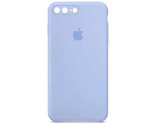 Чохол Silicone Case Квадратні Борти Full Camera iPhone 7 Plus lilac blue PLS-00-00103993