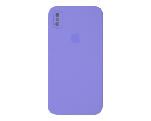 Чохол Silicone Case Квадратні Борти Full Camera iPhone XS Max elegant purple PLS-00-00112516