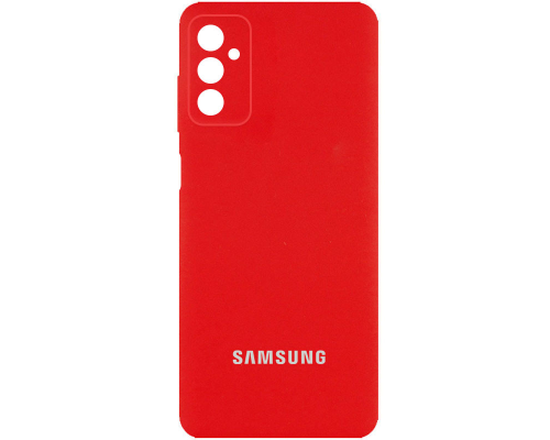 Чохол Silicone Cover Full Camera Samsung A047 Galaxy A04s red PLS-00-00102342