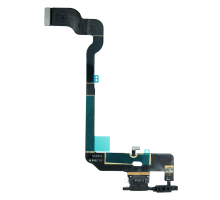 Шлейф iPhone XS з роз'ємом зарядки black (Original Used) PLS-00-00091273