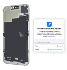 Дисплей iPhone 15 Pro Max з сенсором та рамкою black (Original) PLS-00-00125431