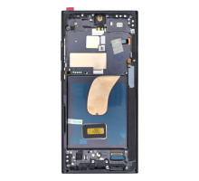 Дисплей Samsung S918 Galaxy S23 Ultra з сенсором та рамкою black (Original Refurbished) PLS-00-00118707