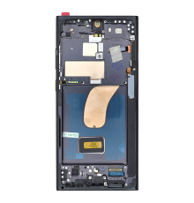 Дисплей Samsung S918 Galaxy S23 Ultra з сенсором та рамкою black (Original Refurbished) PLS-00-00118707