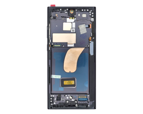 Дисплей Samsung S918 Galaxy S23 Ultra з сенсором та рамкою black (Original Refurbished) PLS-00-00118707