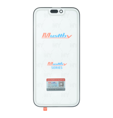 Скло дисплея iPhone 16 Pro Max з OCA black (Musttby) PLS-00-00145705