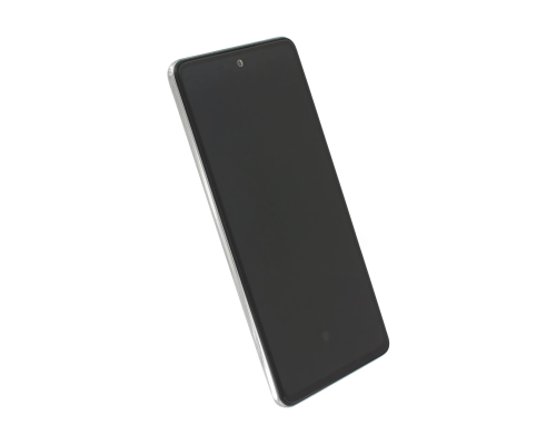 Дисплей Samsung A525 Galaxy A52 (2021) з сенсором та рамкою silver (OLED) (Big size) PLS-00-00116049