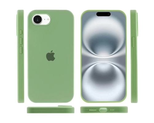 Чохол Silicone Case Full Protective iPhone 16e mint PLS-00-00142218