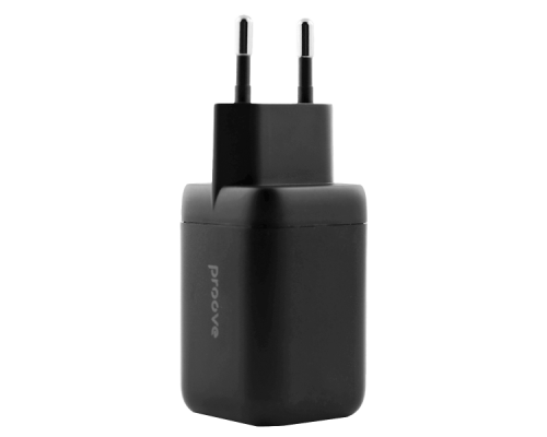 Зарядний пристрій Proove Silicone Power 40W 3A 2USB-C black PLS-00-00112610