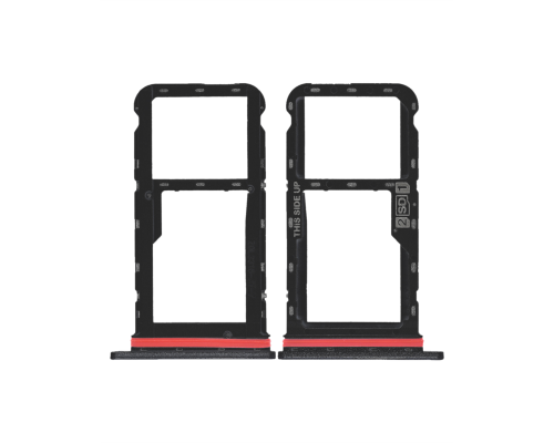 Тримач SIM-карти та карти пам'яті Motorola XT2135 Moto G60 black PLS-00-00100040