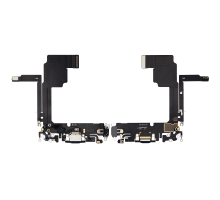 Шлейф iPhone 15 Pro з роз'ємом зарядки blue titanium (Original Used) PLS-00-00112824