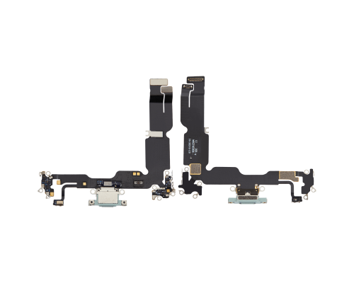 Шлейф iPhone 15 Plus з роз'ємом зарядки green (Original Used) PLS-00-00112833