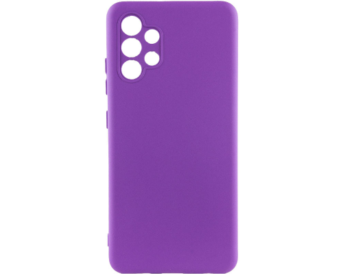 Чохол Silicone Cover Full Camera Samsung A325 Galaxy A32 4G purple PLS-00-00118284