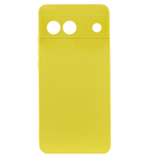 Чохол Silicone Cover Full Camera Google Pixel 6a yellow PLS-00-00118034