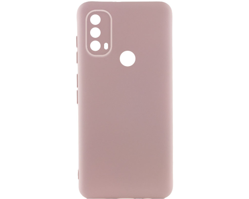 Чохол Silicone Cover Full Camera Motorola Moto E40 pink sand PLS-00-00118094