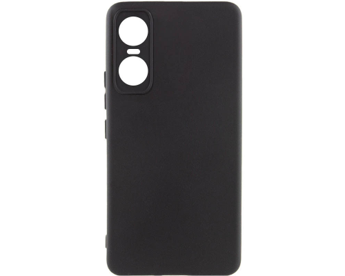 Чохол Silicone Cover Full Camera Tecno Pop 6 Pro black PLS-00-00118482