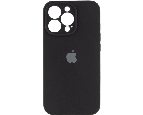 Чохол Silicone Case Full Camera Protective iPhone 15 Pro black PLS-00-00111535