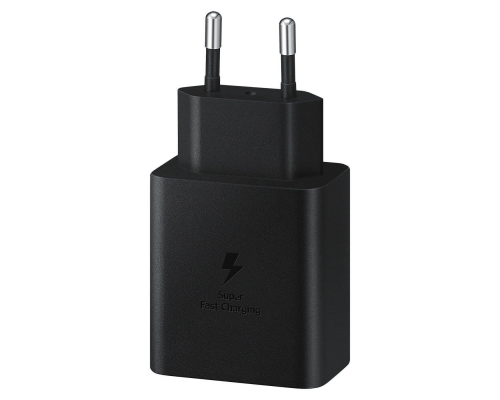 Зарядний пристрій Samsung 45W 5A 1USB-C EP-T4510XBEGEU retail packing з кабелем Type-C (Original) black PLS-00-00114100