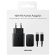 Зарядний пристрій Samsung 45W 5A 1USB-C EP-T4510XBEGEU retail packing з кабелем Type-C (Original) black PLS-00-00114100